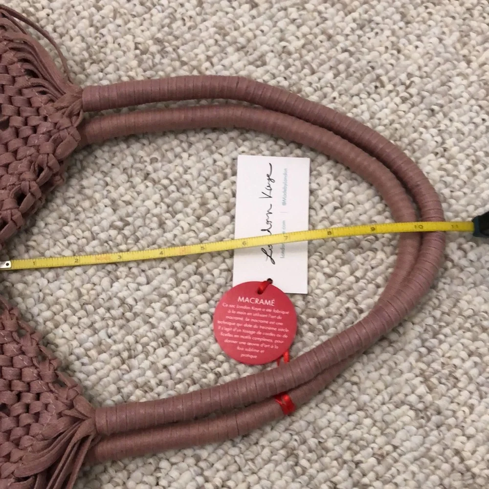 London Kaye Dusty Rose Hobo Bag - Picture 10 of 10